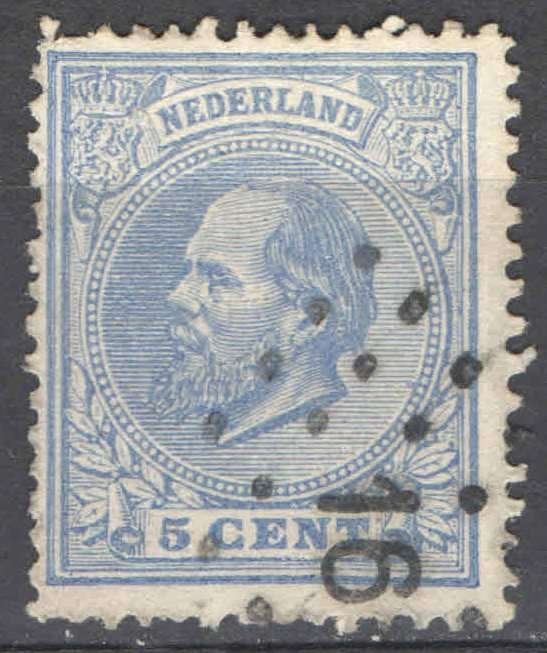 Nederland NVPH nr 19 gestempeld Koning Willem III 1872, Ophalen of Verzenden, T/m 1940, Gestempeld