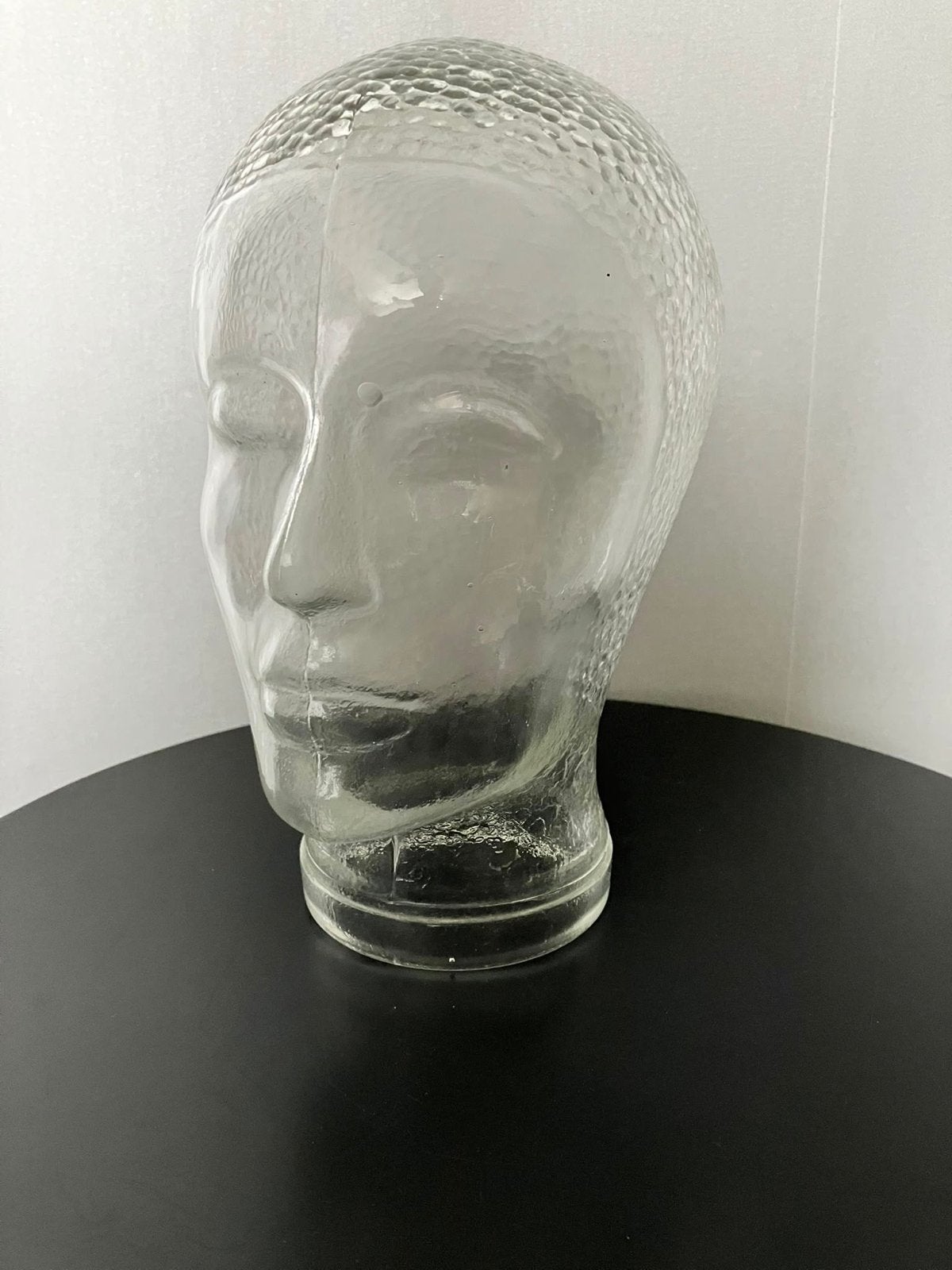 Vintage Glazen Hoofd - Decoratief & Uniek, Ophalen of Verzenden