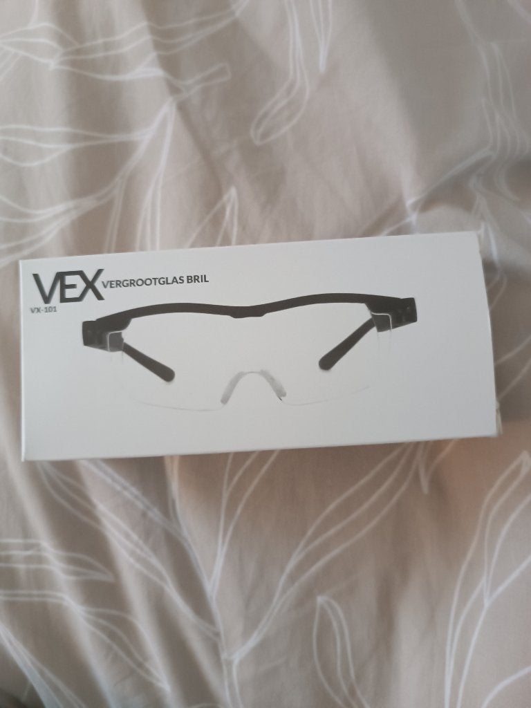 VEX Vergrootglas Bril VX-101 - Nieuw & Oplaadbaar, Ophalen of Verzenden, Nieuw, Vergrootglas of Loep