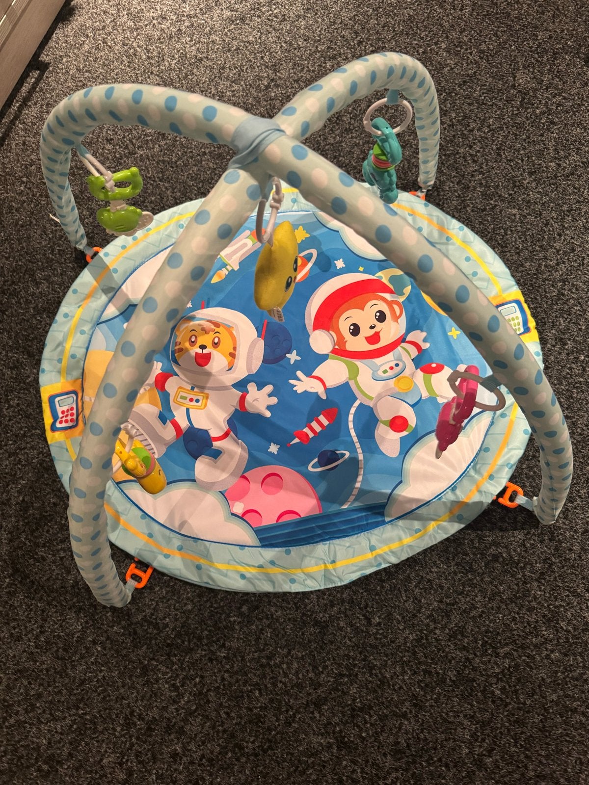 Baby Activity Gym - Ruimte thema speelkleed, Ophalen, Zo goed als nieuw, Babygym