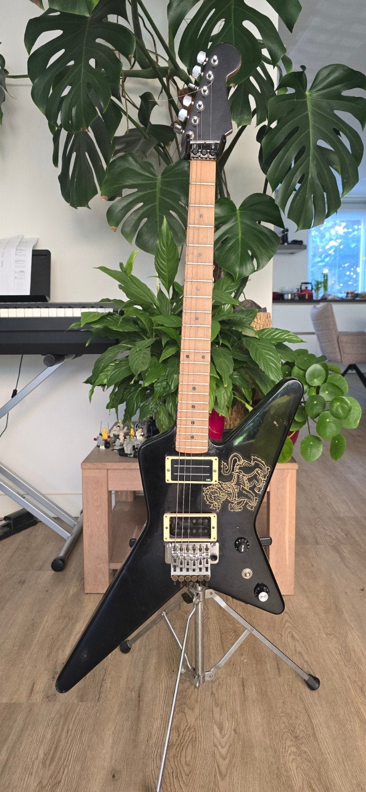 Heavy Metal projectje ( Tokai FSD-45?), Ophalen of Verzenden, Gebruikt, Solid body, Overige merken