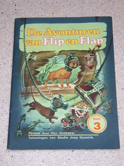 De Avonturen van Flip en Flap deel 3 Uitgave Douwe Egberts, Boeken, Verzenden, Zo goed als nieuw, Plaatjesalbum