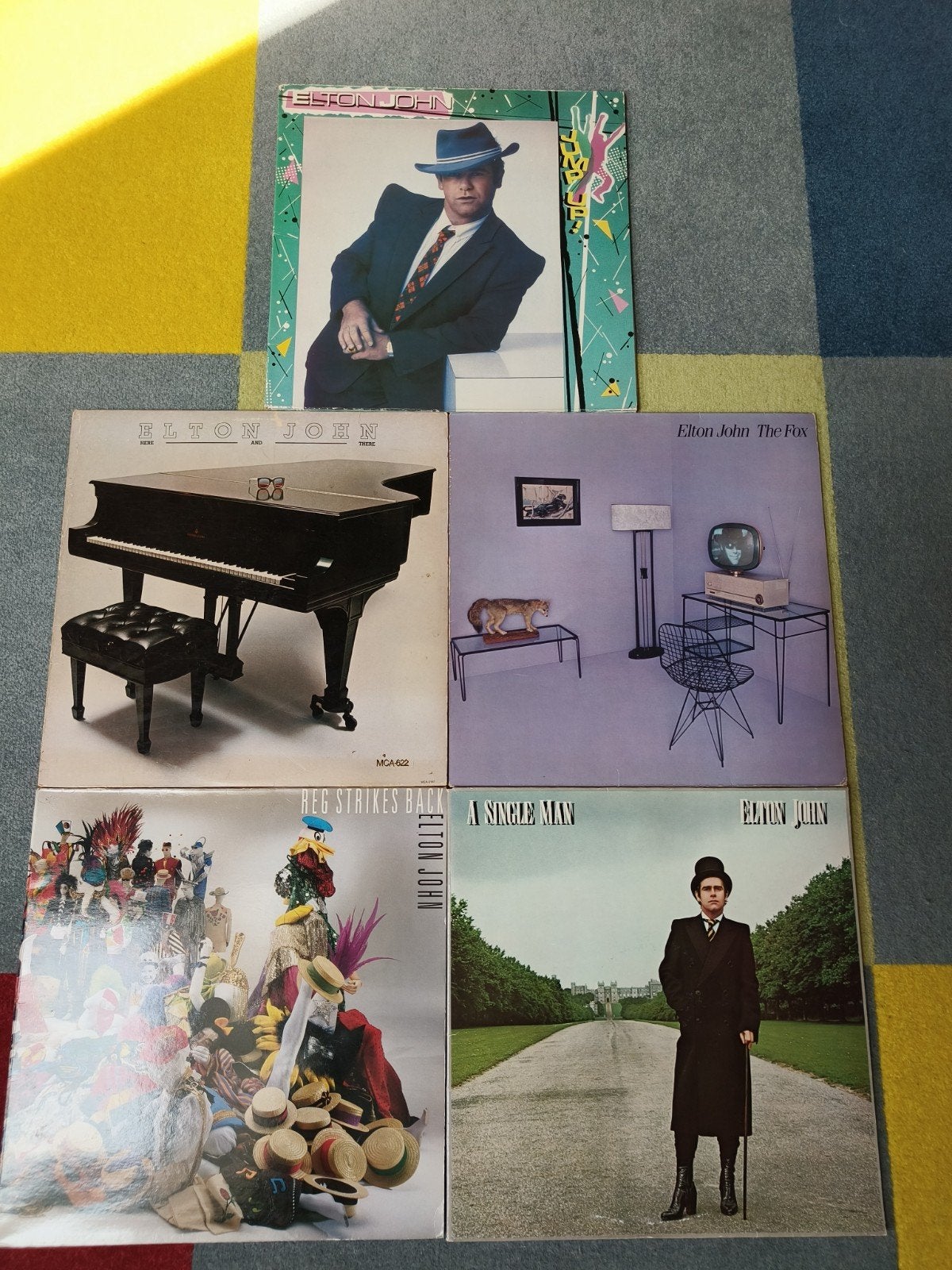 Elton John LP'S vinyl collectie - 5 albums, LP, Gebruikt, Pop, Ophalen of Verzenden
