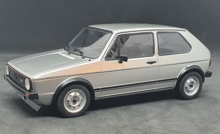 1:24 Volkswagen Golf MK1 GTI - 1976 - Grijs NIEUW!, Overige merken, ., Nieuw, Ophalen of Verzenden