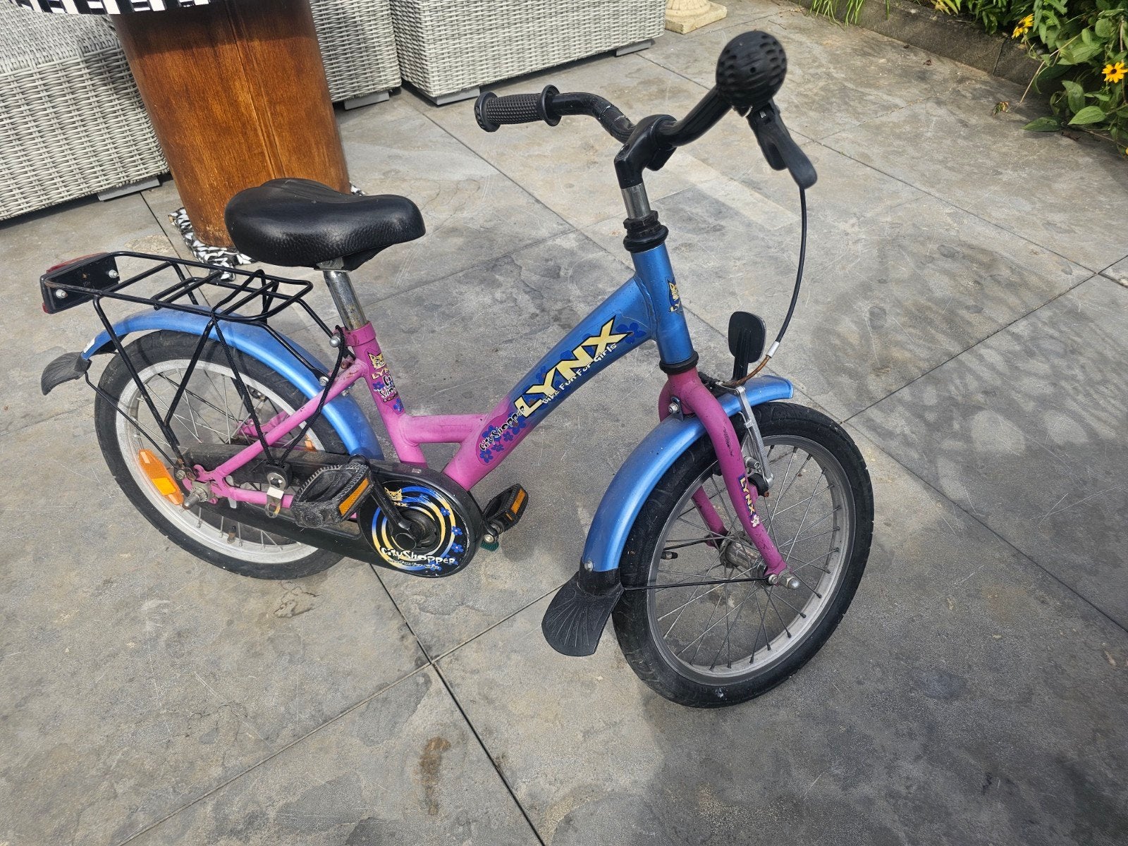 Kinderfietsje Lynx 16 inch - Gebruikt, voor 4-6 jaar, Fietsen en Brommers, Ophalen, Gebruikt, 16 tot 20 inch, Lynx