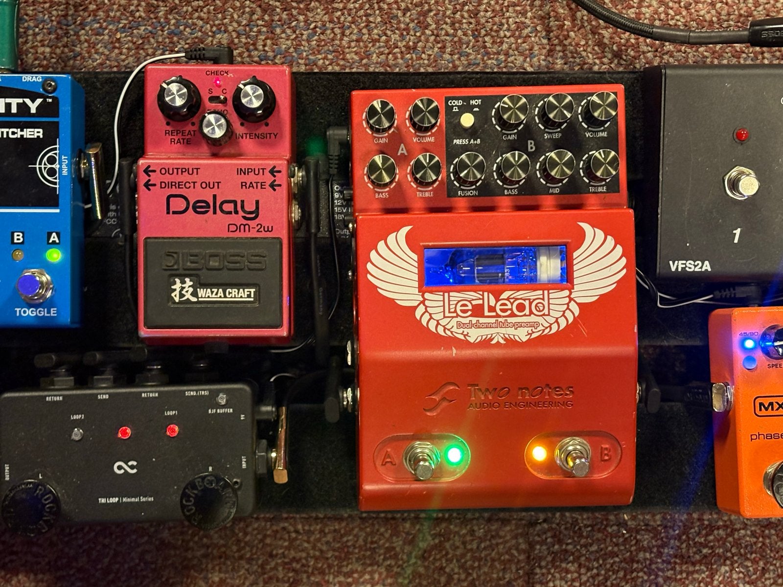 Two Notes Le Lead Dual-Channel Tube Preamp, Ophalen of Verzenden, Gebruikt, Distortion, Overdrive of Fuzz