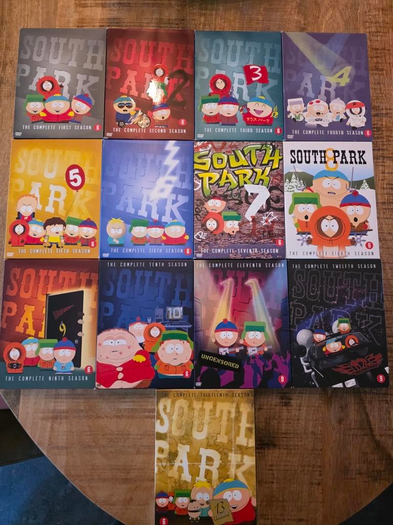 South Park Seizoen 1 t/m 13 DVD Boxset - Complete Collectie, Cd's en Dvd's, Ophalen of Verzenden