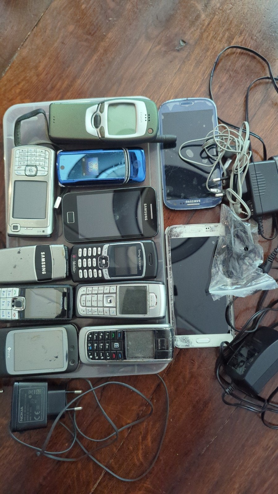oude telefoons, Ophalen, Zwart