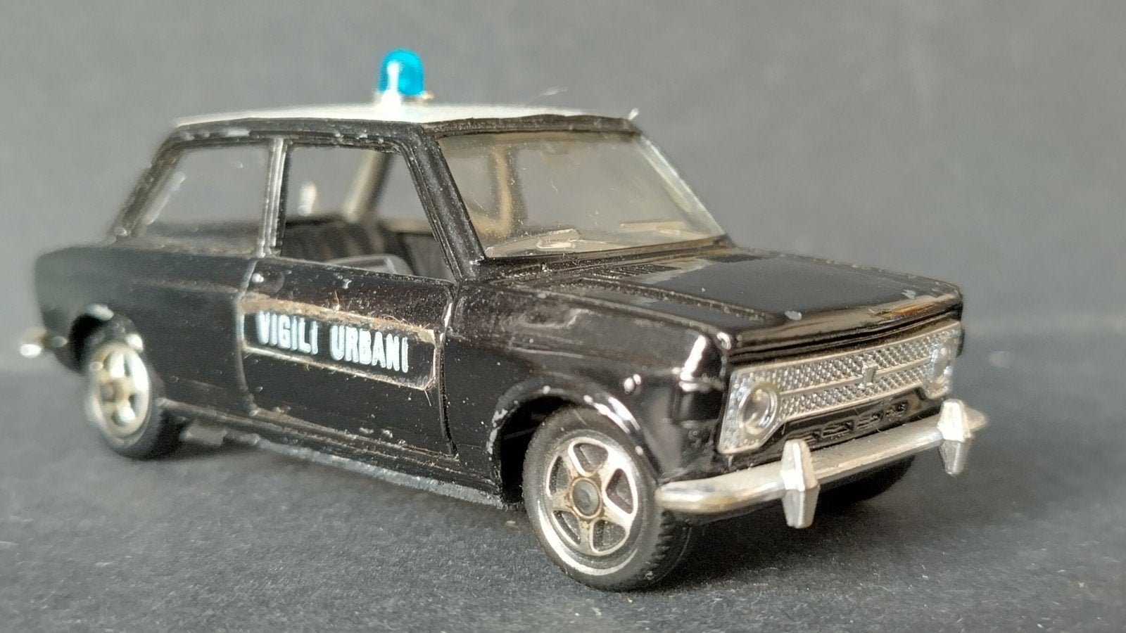 Fiat 128 Vigili Urbano Politie 1:43 Mebetoys A 60 Pol, Overige merken, Auto, ., Ophalen of Verzenden