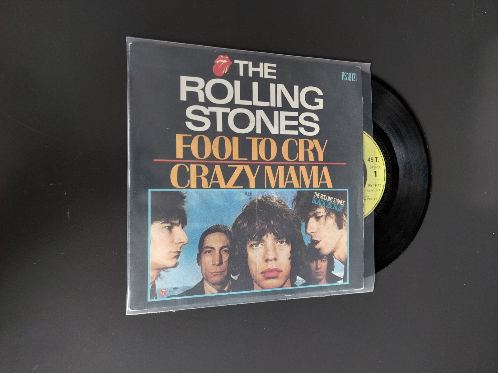 the Rolling Stones fool to cry, Cd's en Dvd's, Ophalen of Verzenden, Gebruikt, 7 inch, Overige genres