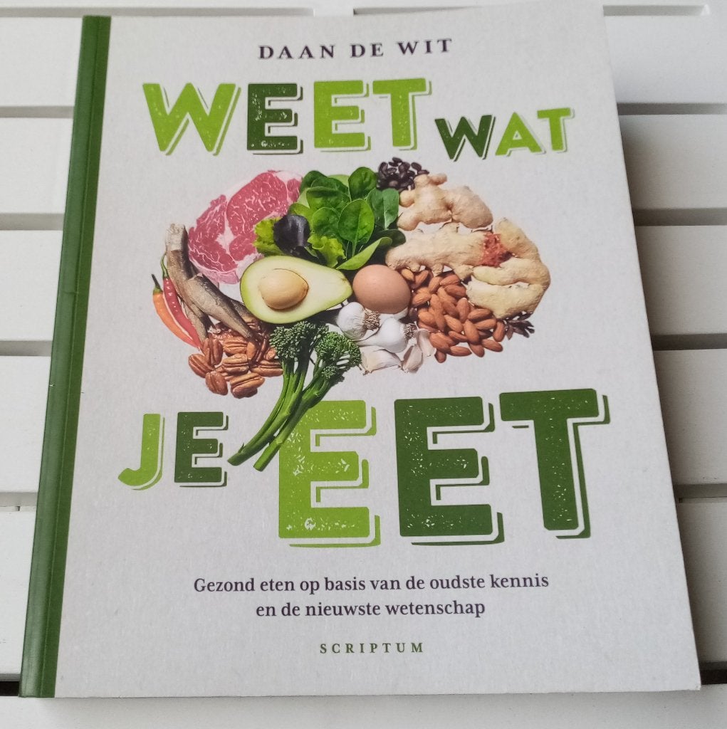 Weet wat je eet. Gezond eten op basis van de oudste kennis, Gelezen, Dieet en Voeding, Ophalen of Verzenden, Daan de Wit