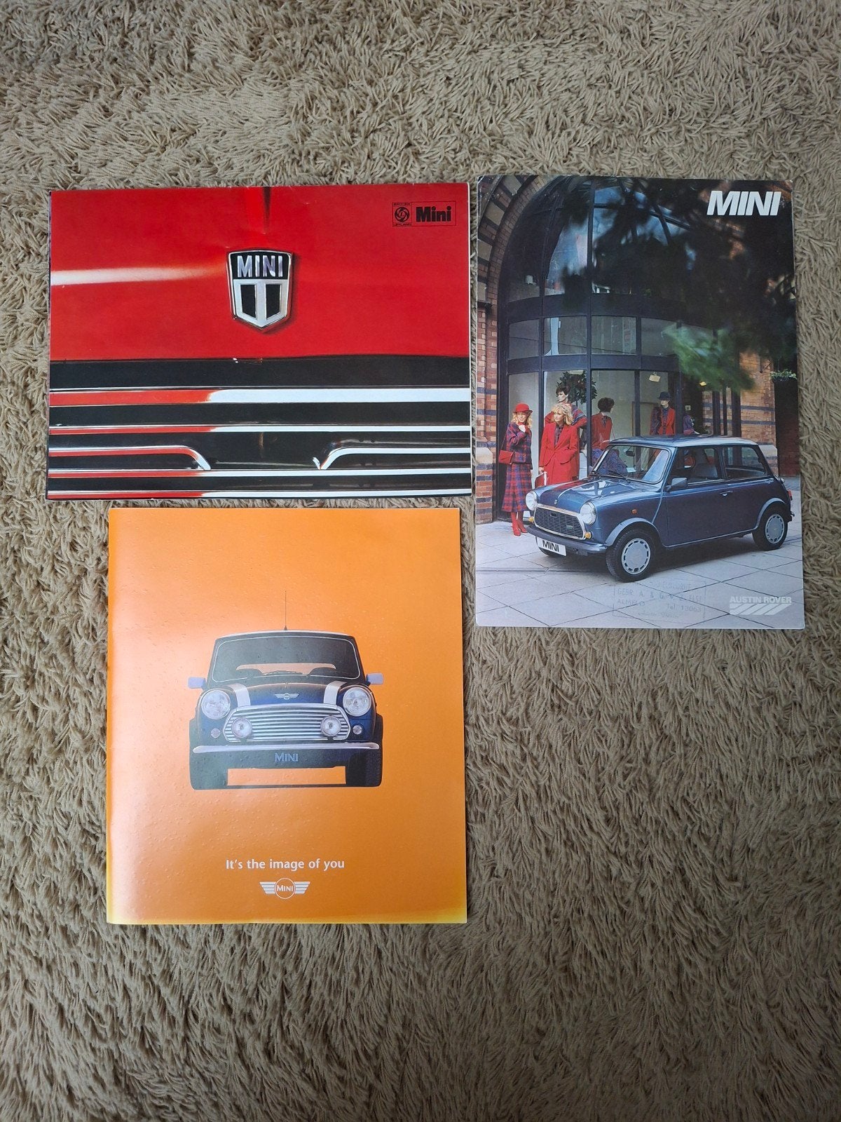 3x autofolder Mini, Boeken, Verzenden, Zo goed als nieuw, Overige merken