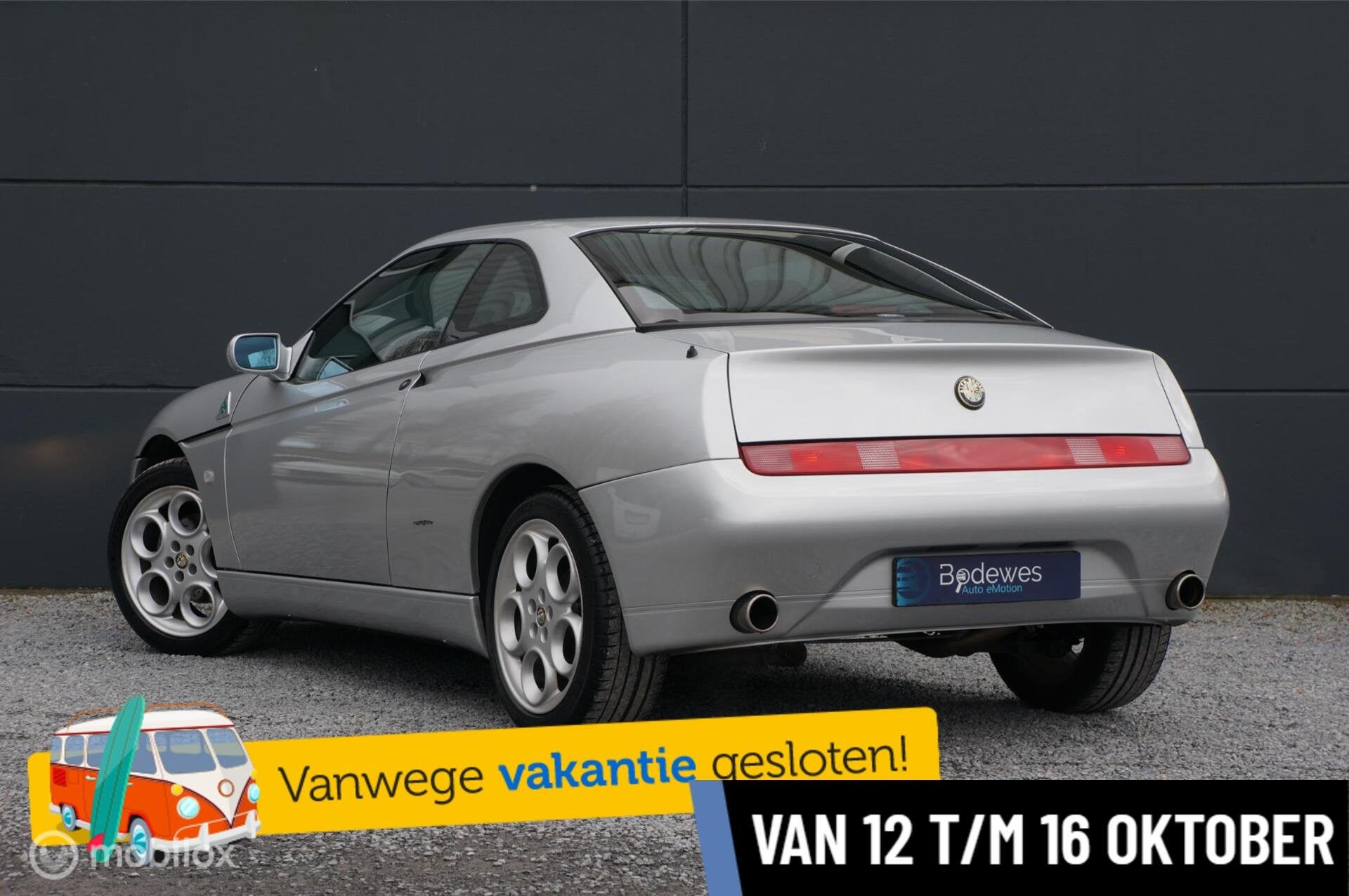 Alfa Romeo GTV (916) 2.0 V6 Turbo Benzina Airco Documentatie, Auto's, Gebruikt, 201 pk, Leder en Stof, 1000 kg