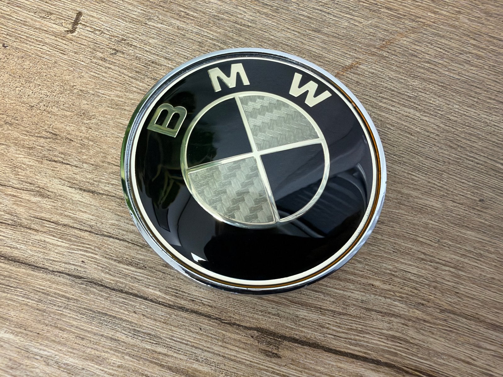 Nieuwe 68 mm BMW Black Carbon Naafdoppen Naafdop Naafkappen, Ophalen of Verzenden