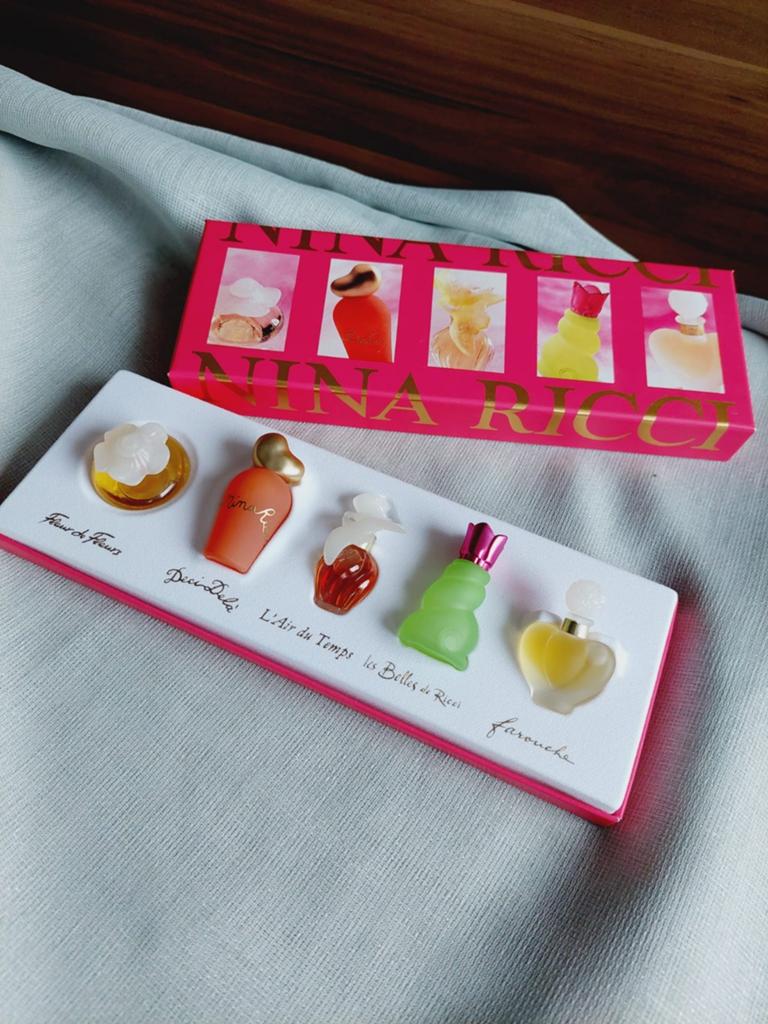 Nina Ricci miniatuurset *Collector's item*, Verzamelen, Parfumverzamelingen, Ophalen of Verzenden, Zo goed als nieuw, Miniatuur