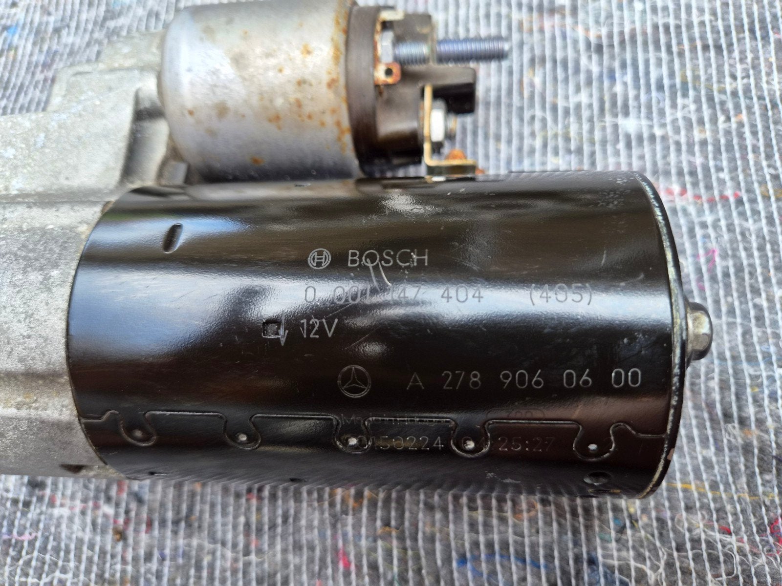 Startmotor van een amg gt a2789060600, Auto-onderdelen, Uitlaatsystemen, Ophalen of Verzenden, Gebruikt, Mercedes-Benz