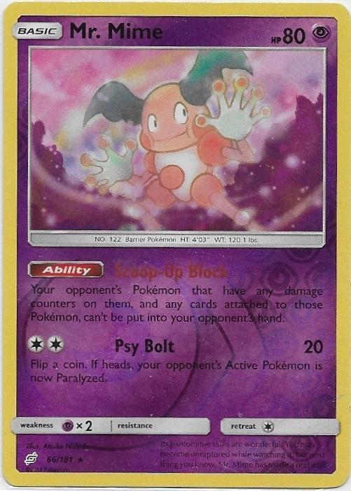 Team up,  Mr. Mime [reverse] 66/181, Verzenden, Nieuw, Losse kaart