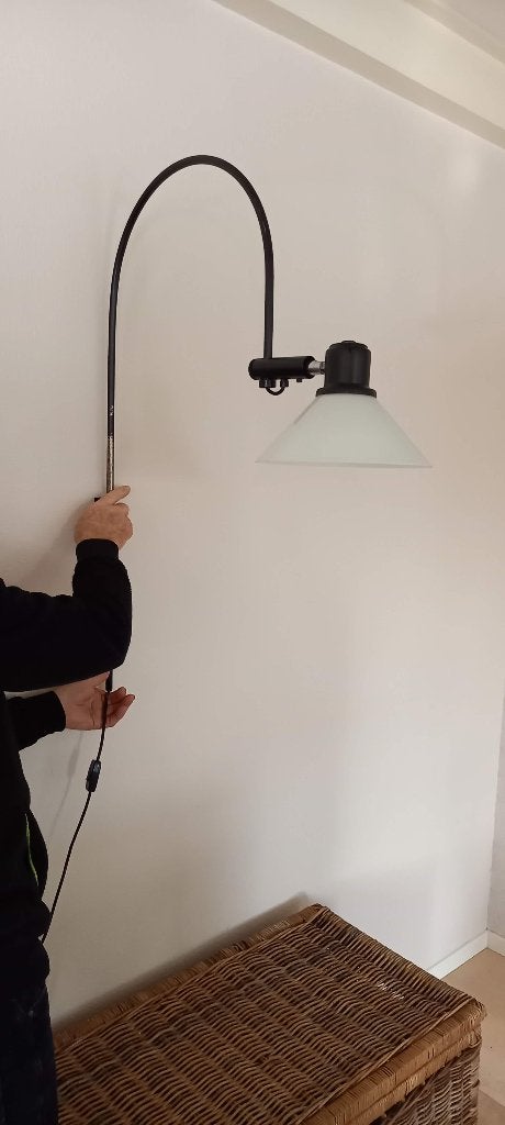 wandlamp glas, Ophalen, Gebruikt, Glas