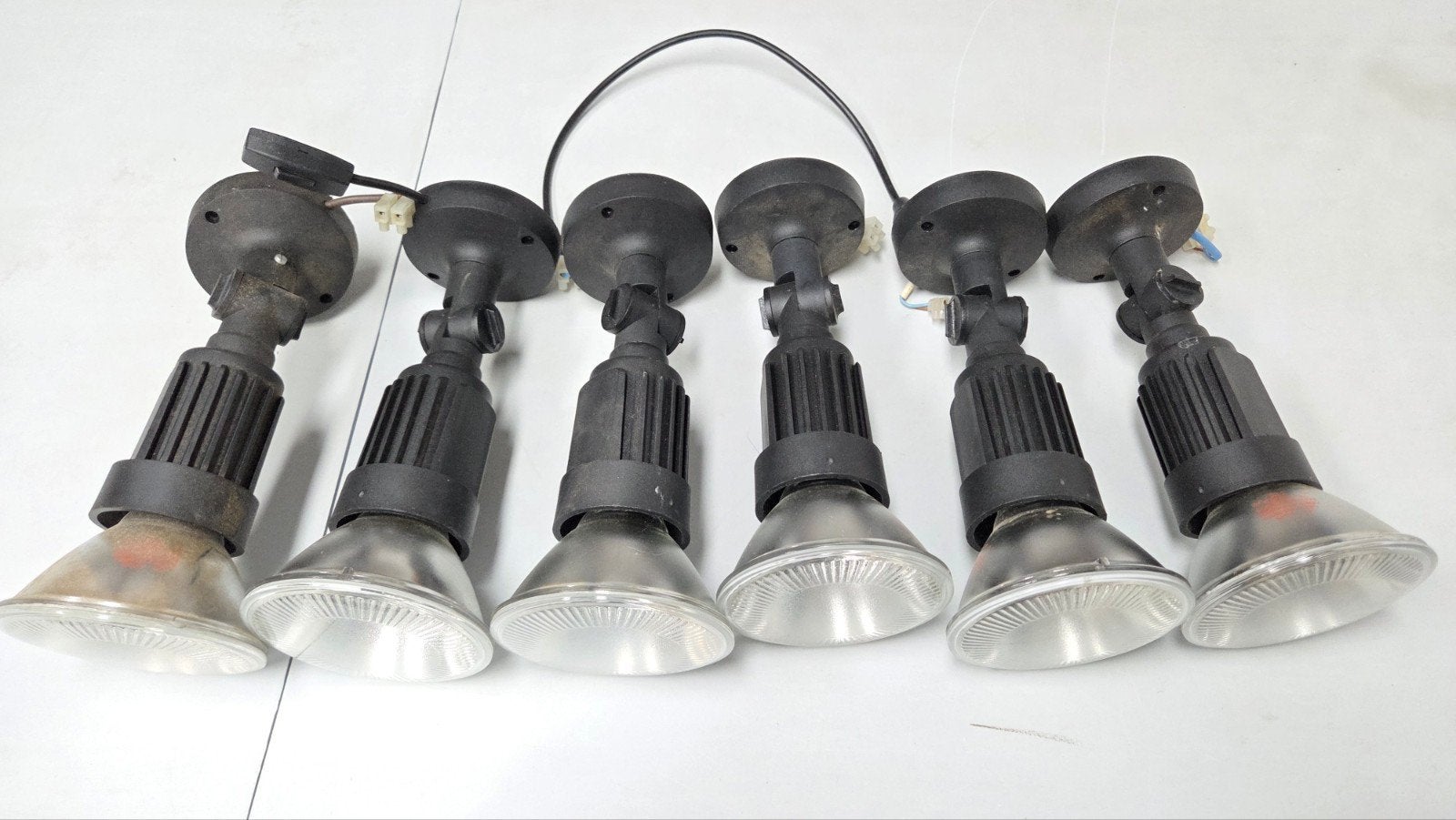 Set van 6 Sylvania Halogeen Spots PAR 38 100W, Ophalen, Halogeen, Opbouwspot, Overige merken