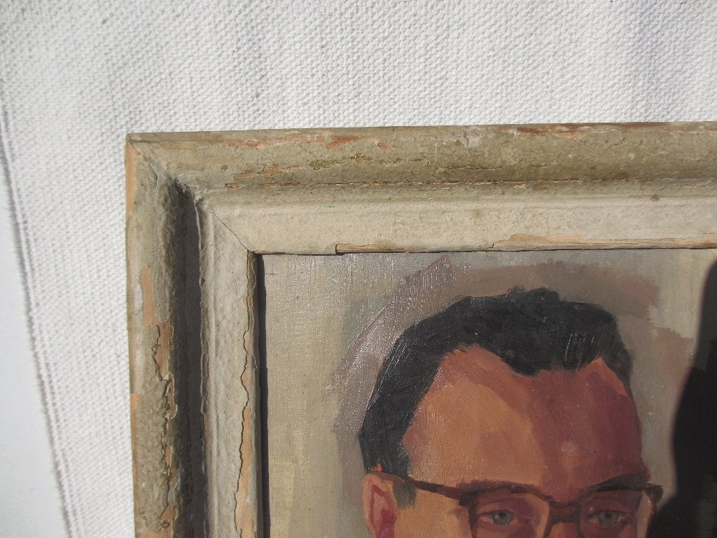 Schilderij / Henri Titselaar, Doek, Portret of Personen, Expressionistisch, Bijzondere lijst