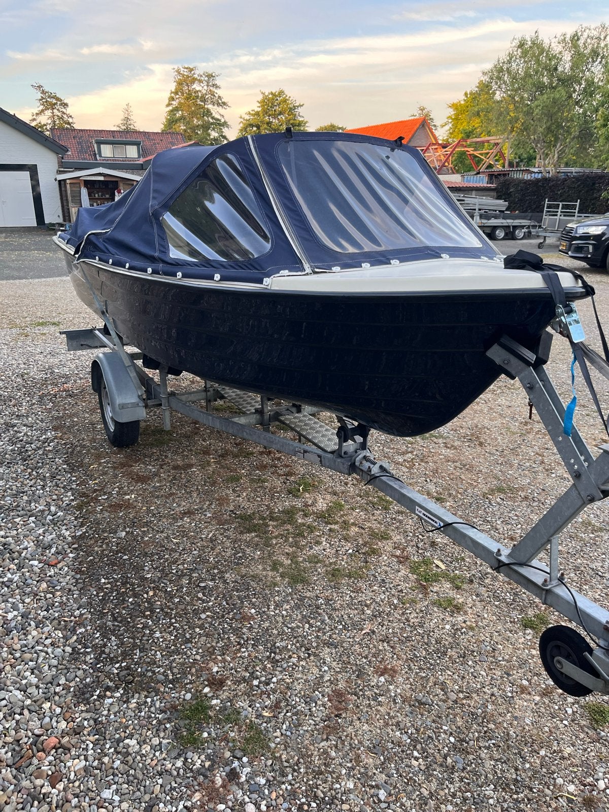 Mooie sloep zonder vaarbewijs! incl. trailer, Watersport en Boten, Ophalen of Verzenden, Gebruikt, Buitenboordmotor, Trailer