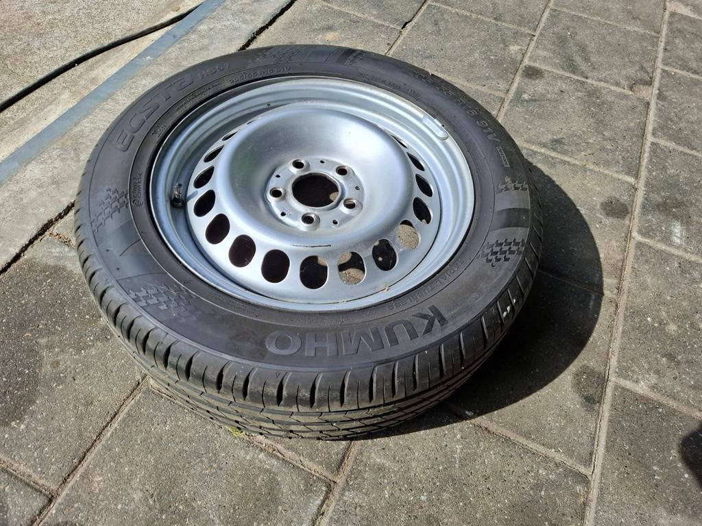 Band met velg reservewiel 5/112 steek 16inch, Ophalen, Gebruikt