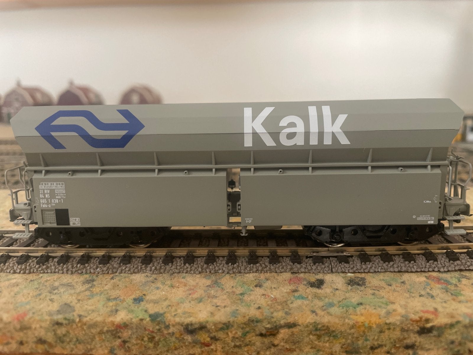 2 x Roco 47407 NS Kalk, Gelijkstroom, Wagon, Ophalen of Verzenden, Roco