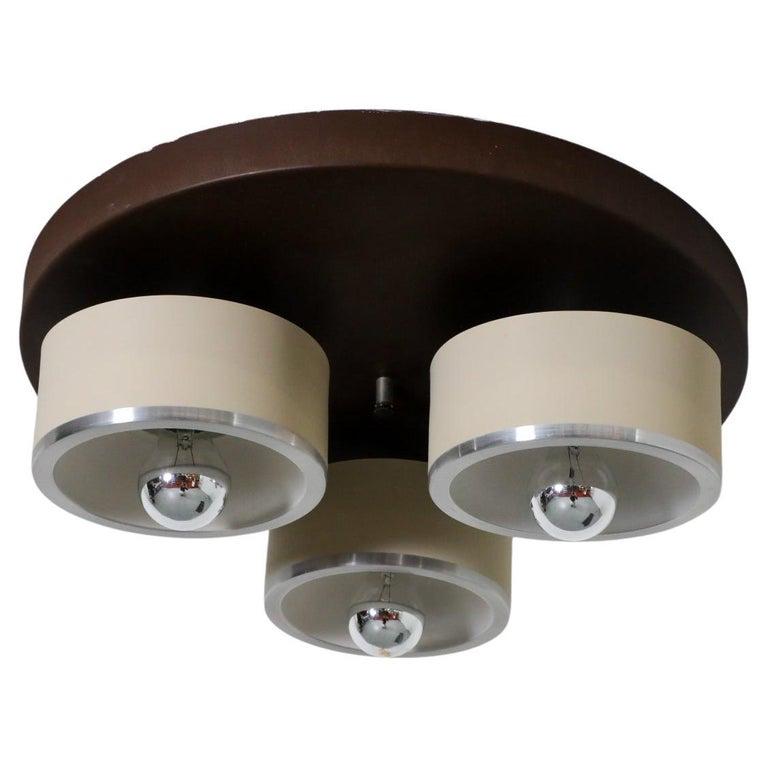 Space age vintage designlamp jaren 70, Ophalen of Verzenden, Zo goed als nieuw, Plafondspot of Wandspot
