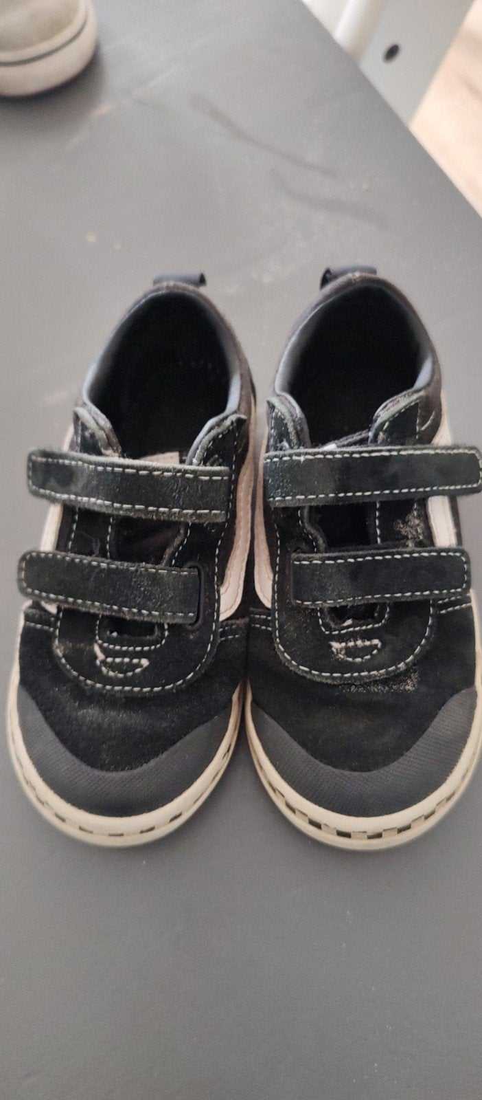 Vans babyschoentjes - Zwart met klittenband maat 26, Ophalen of Verzenden, Gebruikt, Schoentjes, Vans