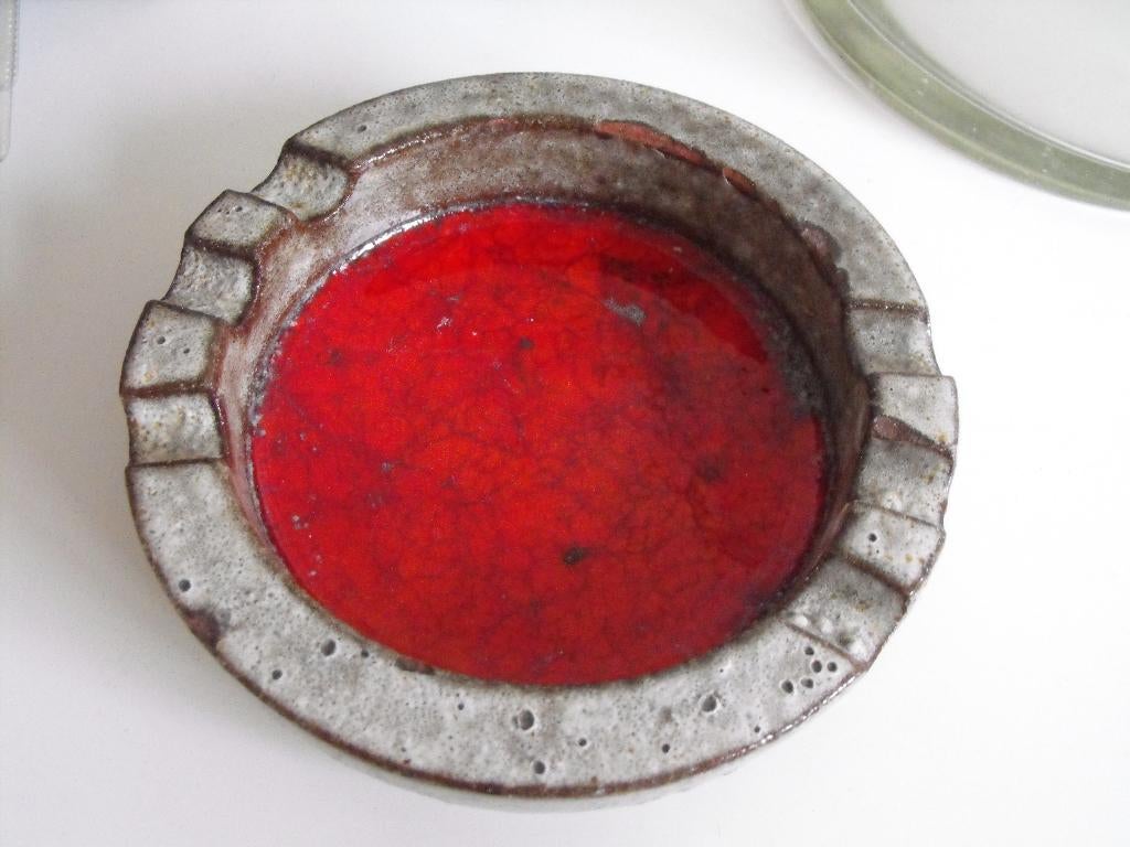 Vintage asbak fat lava, Verzamelen, Retro, Huis en Inrichting, Ophalen