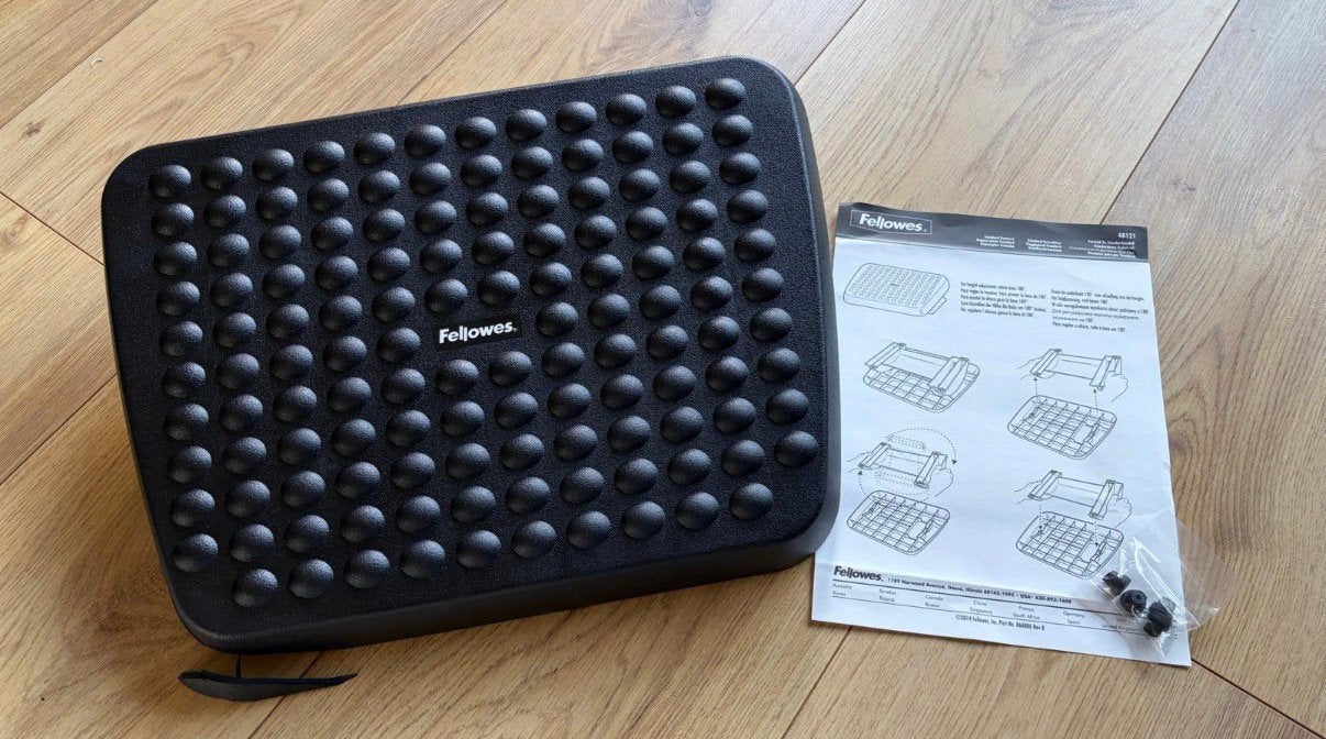 Fellowes standaard voetsteun verstelbaar, Ophalen of Verzenden, Zo goed als nieuw, Rechthoekig, Minder dan 50 cm