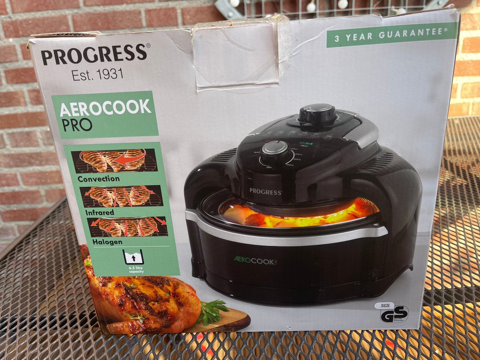 Aerocook pro , convection halogeen en infrarood oven, Witgoed en Apparatuur, Ophalen of Verzenden, Zo goed als nieuw, Airfryer