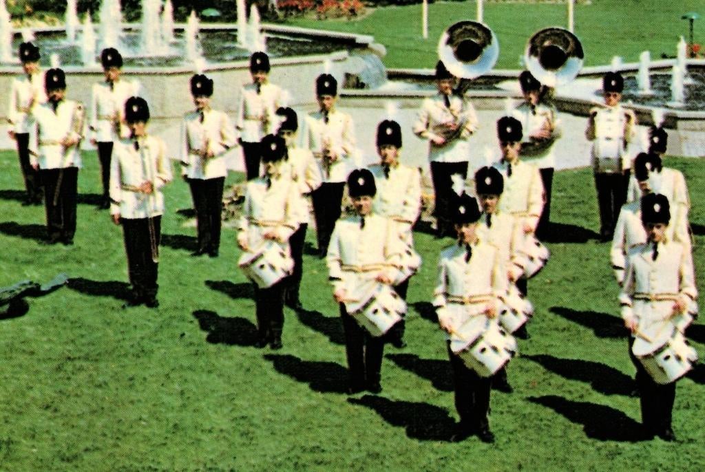801409 Sliedrecht ZH 1972 Showband Trompetterkorps Wilhelmus, Ophalen of Verzenden, 1960 tot 1980, Ongelopen, Zuid-Holland