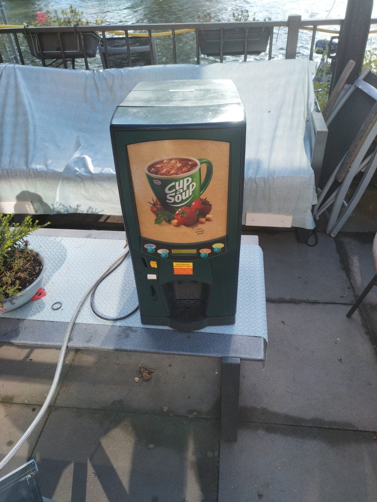 soep dispenser unic cup a soup automaat, Overige modellen, Overige typen, Ophalen of Verzenden, Zo goed als nieuw
