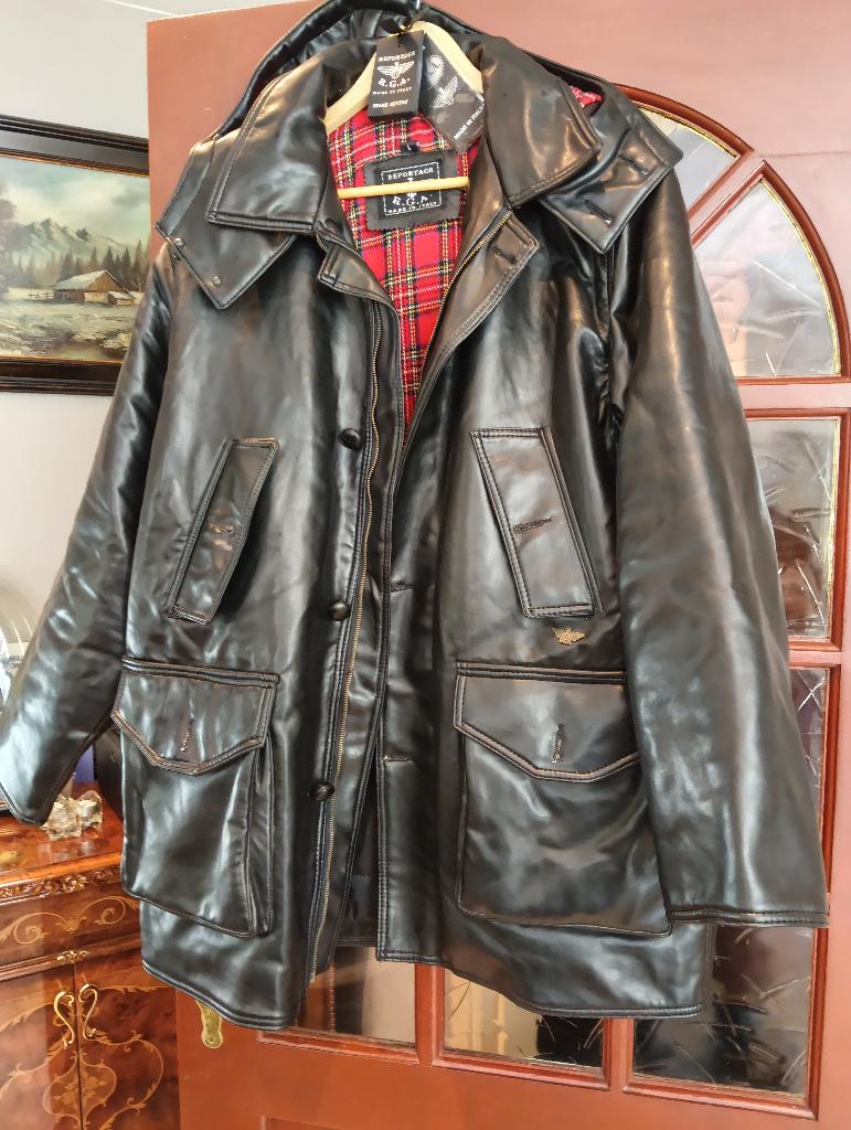 Coole nieuwe italiaanse jas, Kleding | Heren, Jassen | Winter, Maat 52/54 (L), R.G.A., Zwart, Nieuw
