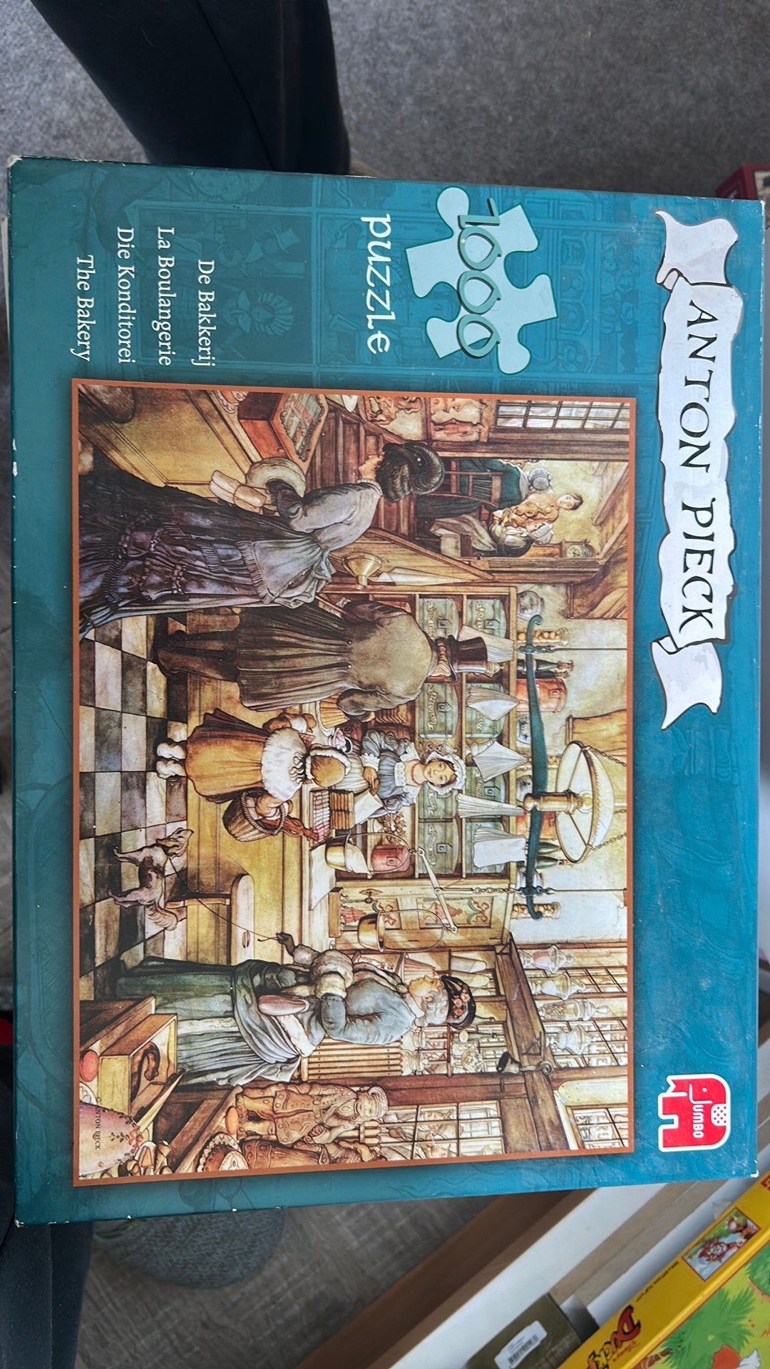 Anton pieck puzzel de bakkerij 1000 stuks, Ophalen of Verzenden, 500 t/m 1500 stukjes, Zo goed als nieuw
