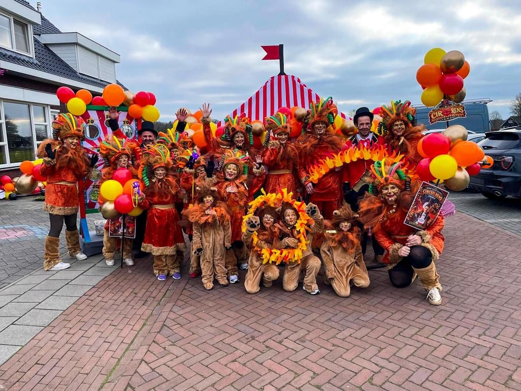 Complete carnavalsset – Leeuwen / Circus thema!, Ophalen, Maat 38/40 (M), Carnaval