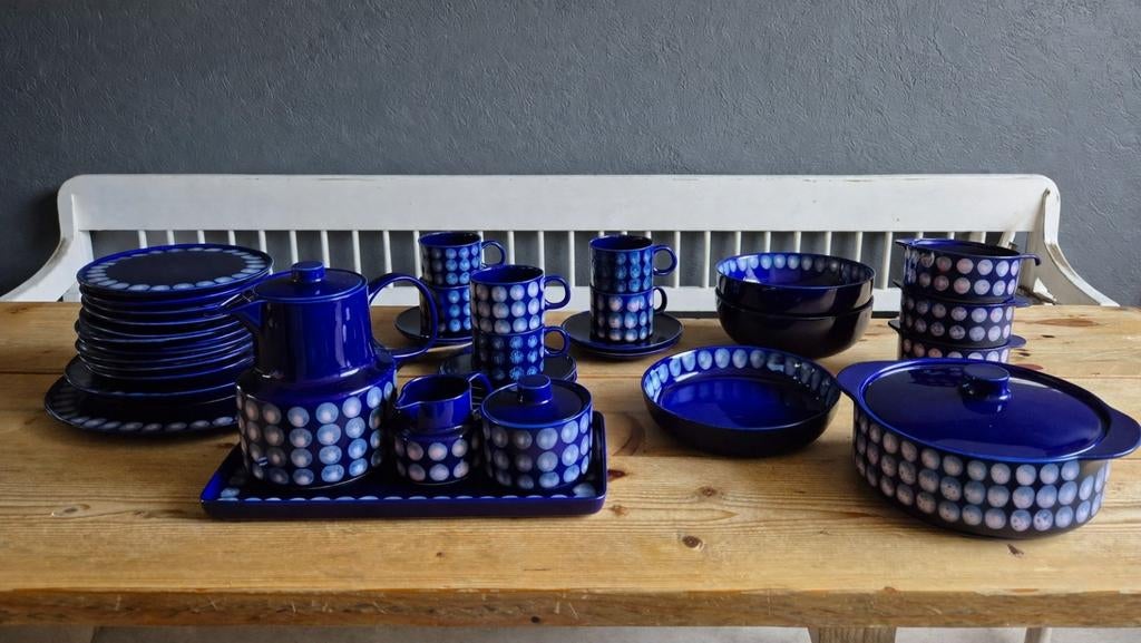 Melitta Copenhagen / Kopenhagen set, Huis en Inrichting, Keuken | Servies, Ophalen, Aardewerk, Overige stijlen, Bord(en)