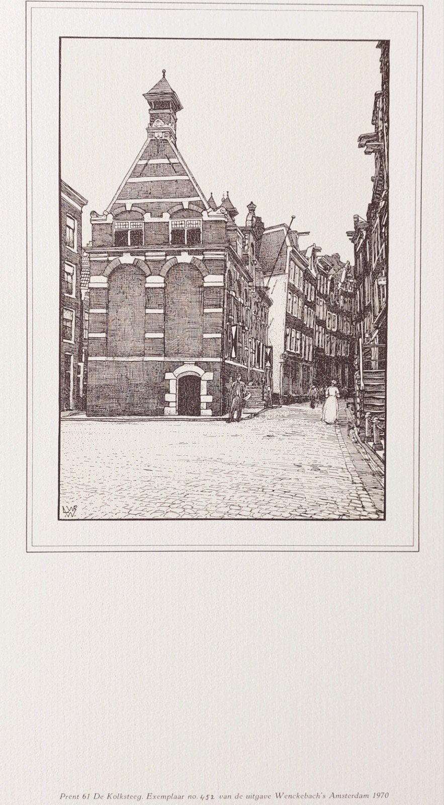 Amsterdam ... De Kloksteeg ... L.W.R. Wenckebach.

Nr 61 van, Ophalen of Verzenden