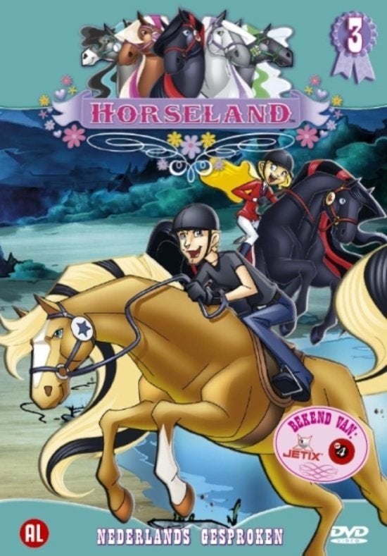 DVD Horseland - Deel 3, Avontuur, Alle leeftijden, Tv-serie, Zo goed als nieuw