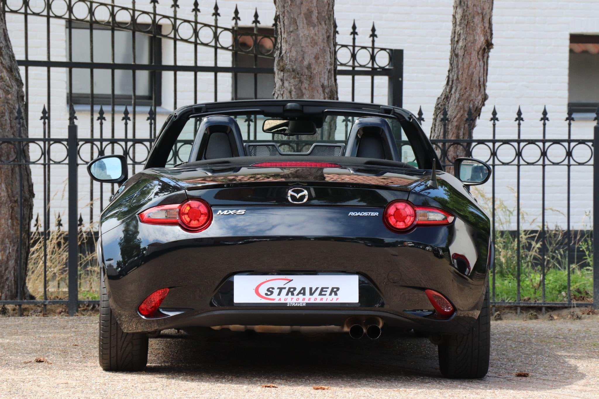 Mazda MX-5 1.5 SkyActiv-G 131 TS+ |Navigatie |Airco, Auto's, Achterwielaandrijving, Gebruikt, 4 cilinders, Zwart