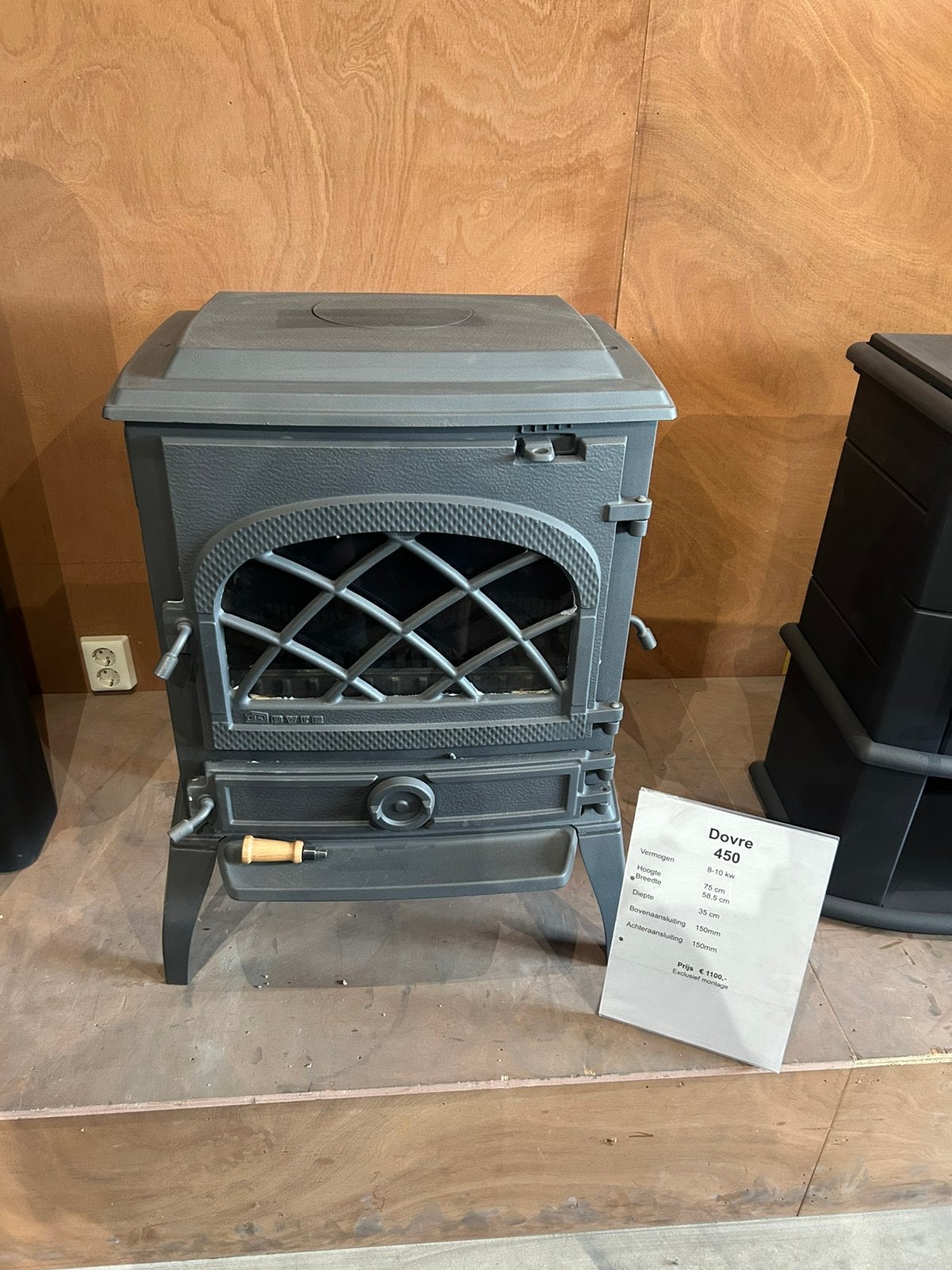 Dovre 450 CB, Ophalen, Gebruikt, Houtkachel, Vrijstaand
