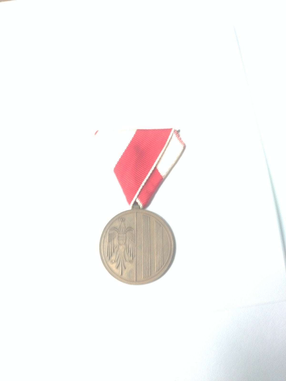 Brandweer Oostenrijk medaille katastropheneinsatz 1960, Ophalen of Verzenden, Overige gebieden, Lintje, Medaille of Wings