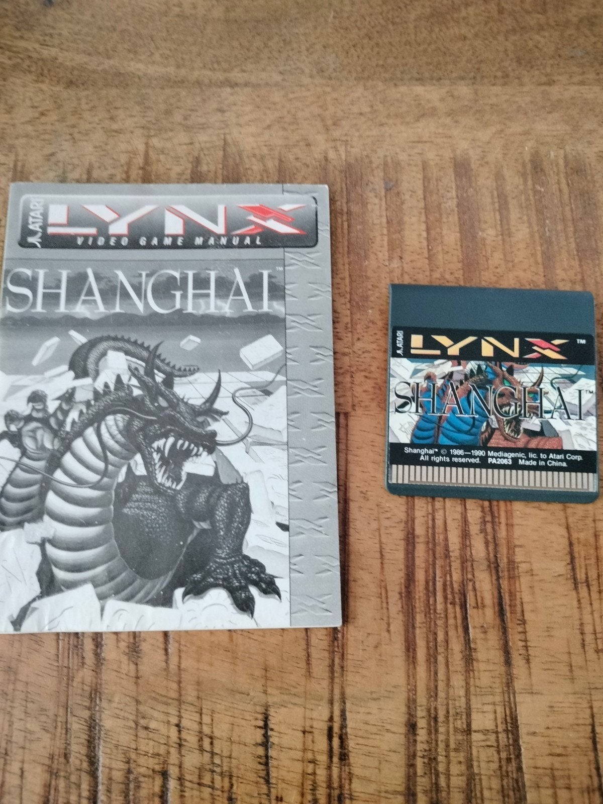 Atari Lynx Shanghai - Compleet met handleiding, 1 speler, Ophalen of Verzenden, Atari Lynx