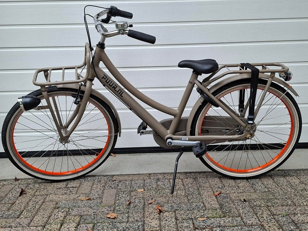 Kinder stads- en transportfiets Gazelle Puur-NL 24 inch, Ophalen, Gebruikt, Gazelle, Terugtraprem