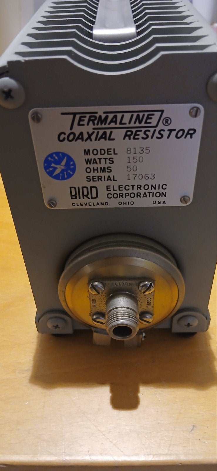 Bird 150W DC-4GHz Coaxiale Resistor - Zeer Goede, Ophalen of Verzenden