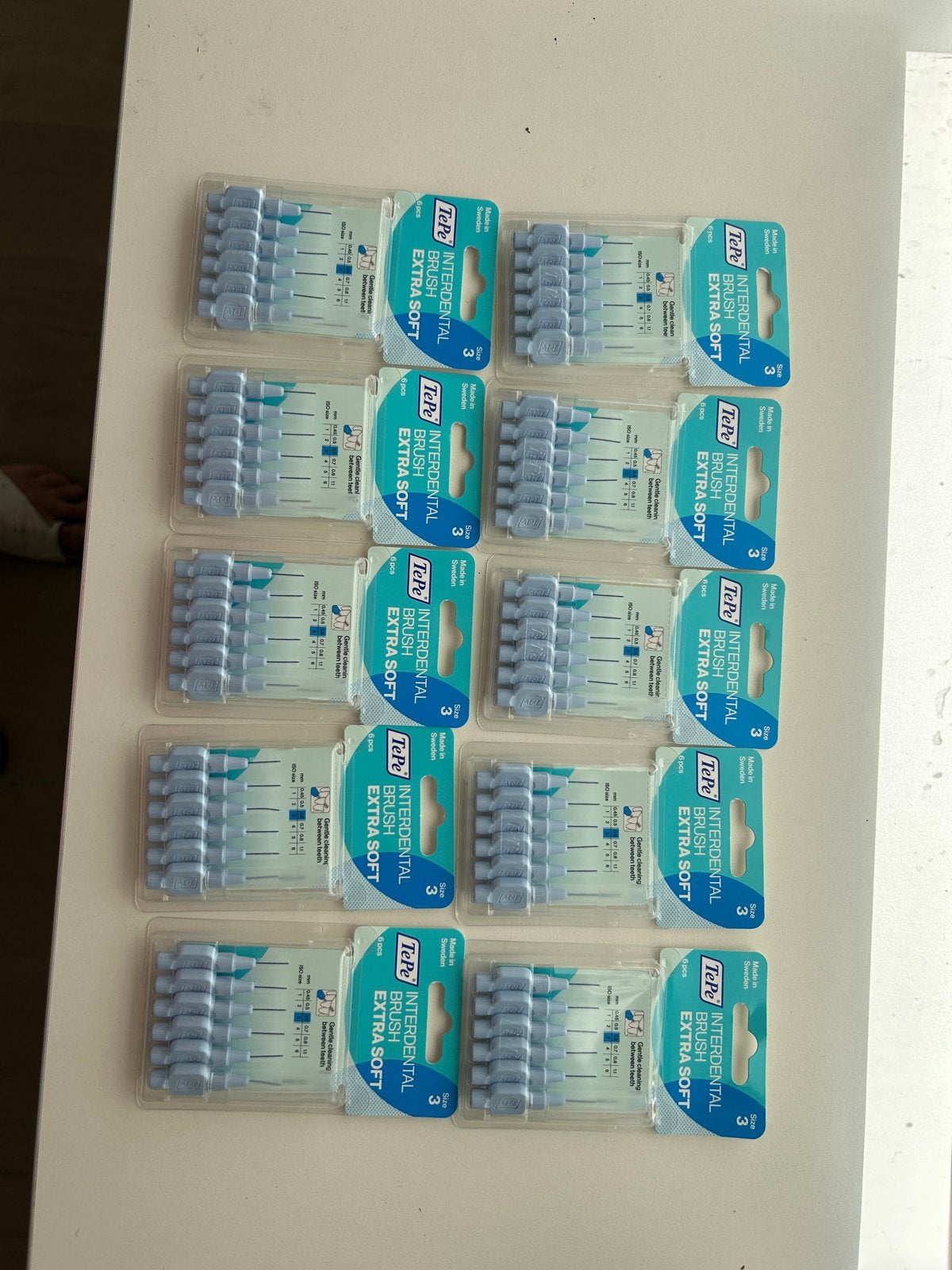 TePe Interdentale Borstels Extra Zacht - Maat 3 (10x3 stuks), Ophalen, Nieuw, Overige typen