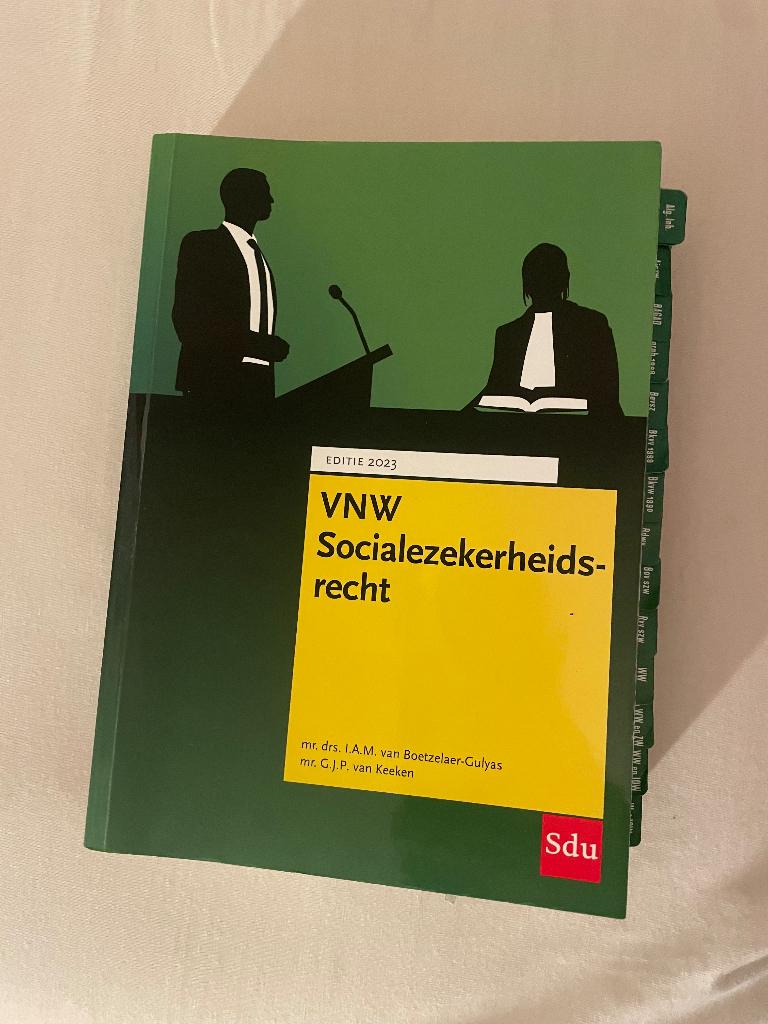 Vnw socialezekerheidsrecht, Zo goed als nieuw, Sdu, Beta, HBO