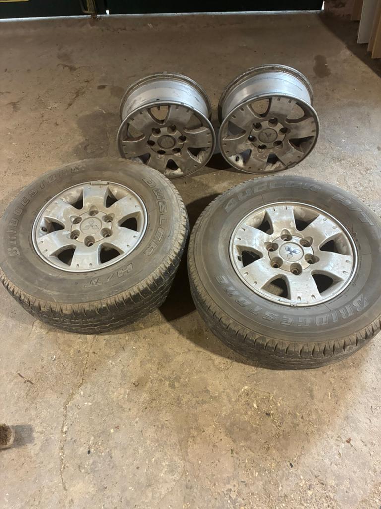 Originele Mitshubishi Pajero velgen, Auto-onderdelen, Ophalen of Verzenden, Mitsubishi