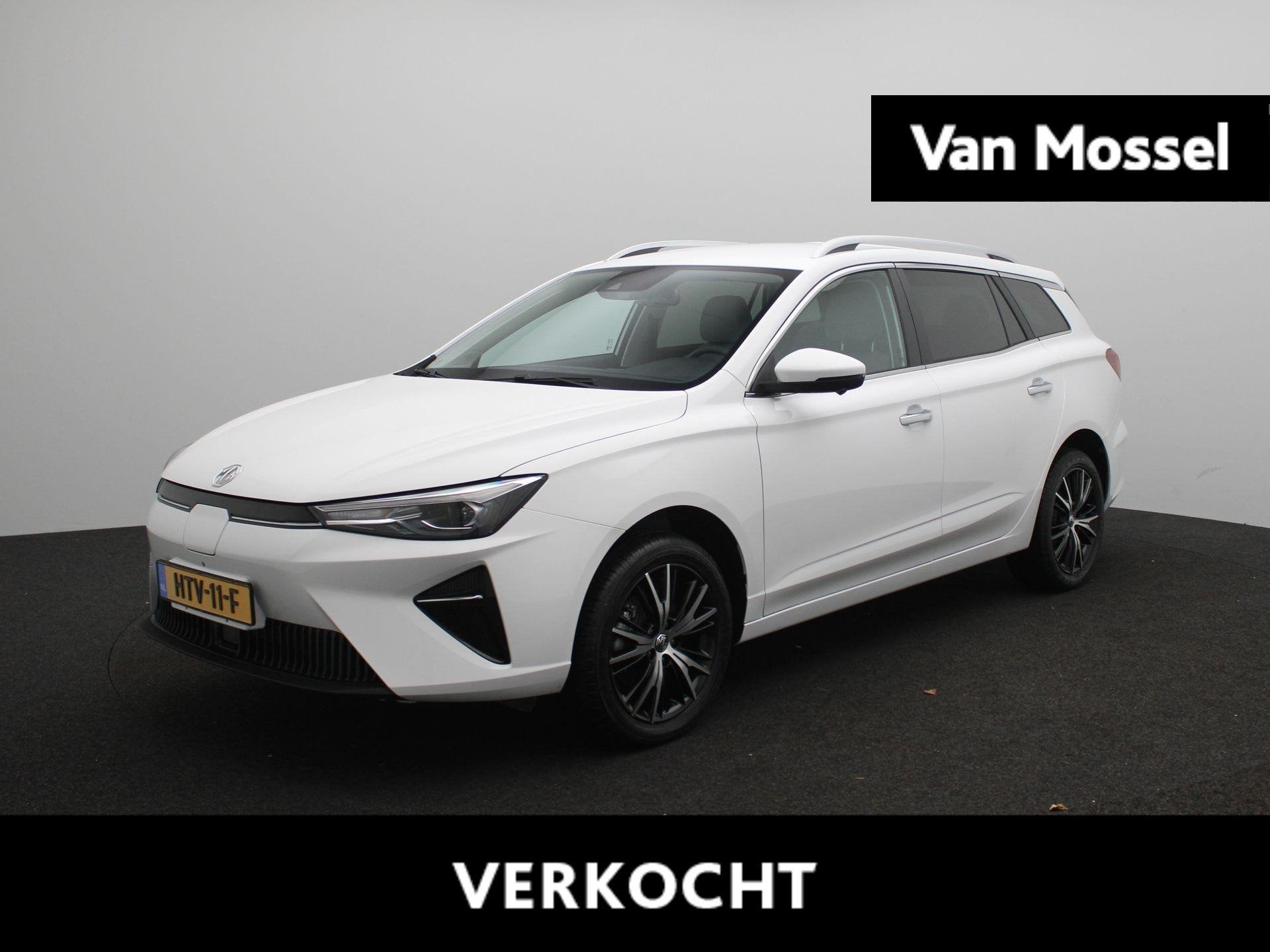 MG 5 Luxury Standard Range Final Edition, Auto's, Stof, 156 pk, Wit, Origineel Nederlands